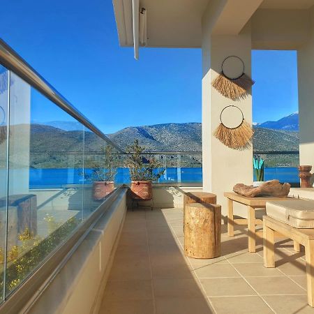 Boho Beach House In Itea-Delphi Экстерьер фото