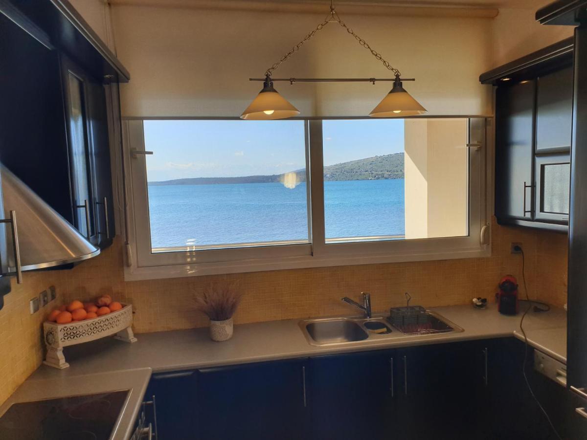 Boho Beach House In Itea-Delphi Экстерьер фото
