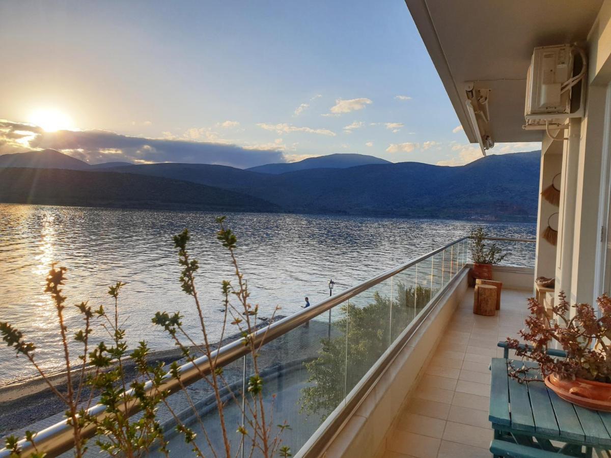 Boho Beach House In Itea-Delphi Экстерьер фото