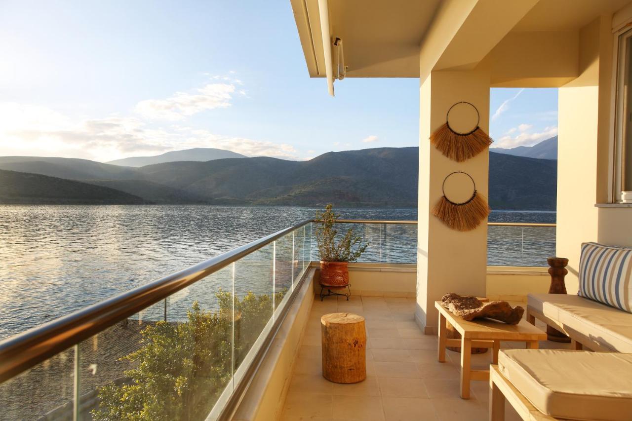 Boho Beach House In Itea-Delphi Экстерьер фото